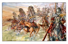 Polish winged hussars