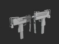 Mac-10 Render - Blender