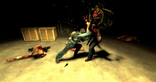 Rebels Kicking Zombie A$$