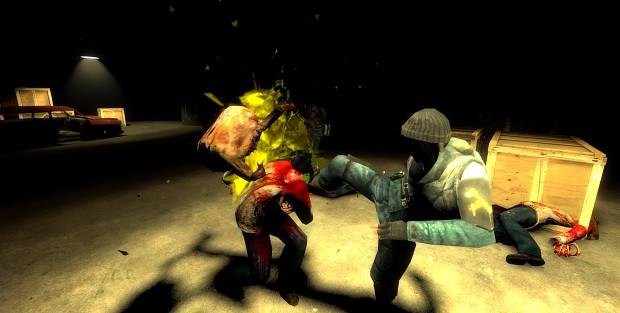 Rebels Kicking Zombie A$$