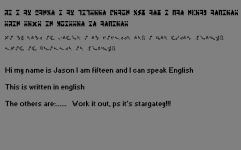 Ancient, Goauld, English text