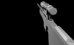 AWSM Sniper rifle (Low Poly)