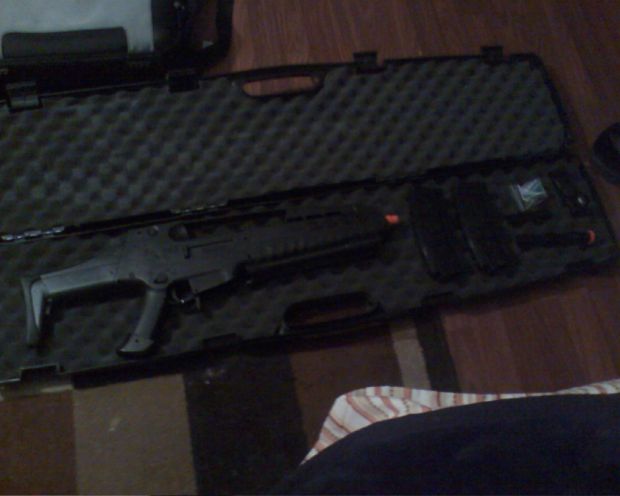 XM8 soft air rifle (regular rifle with bi-pod)