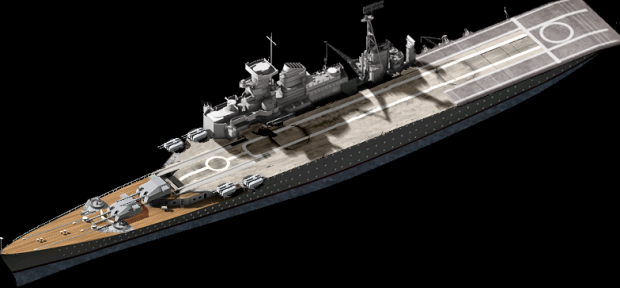 Pommern Class Flugdeck Kreuzer