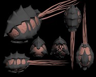 Cluster Ship WIP Render