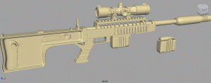 Sniper Rifle Concept pieces