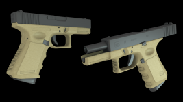 WIP Glock 19 High Poly