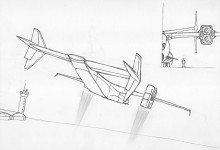 My An-250 VTOL draw