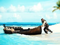 Jack Sparrow on the island