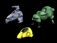 Space Ship Sculpts