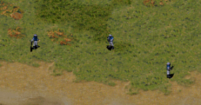 Allied infantry