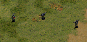 Allied infantry