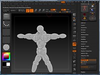 zbrush alien ( front side )