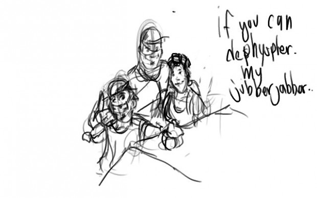 Family Portrain Clean Sketch