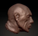 The first attempts of the sculptural modeling.