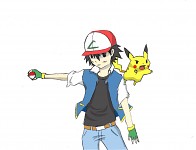 Ash Ketchum drawing