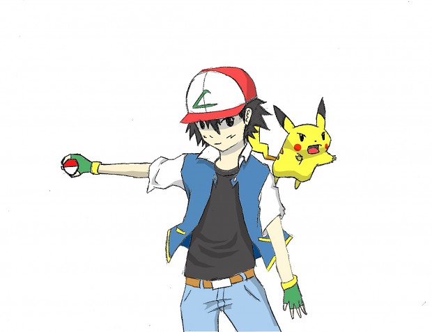 Ash Ketchum drawing