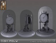 Clock High Poly - Older work