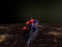 Sepratist Cruiser over Coruscant