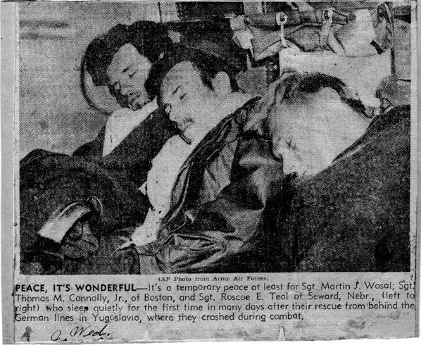 US Pilots saved by Chetnik Guerilla Forces
