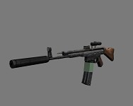 StG 44 scope + suppressor