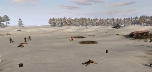 Santa Claus on battlefield!