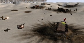 Santa Claus on battlefield!