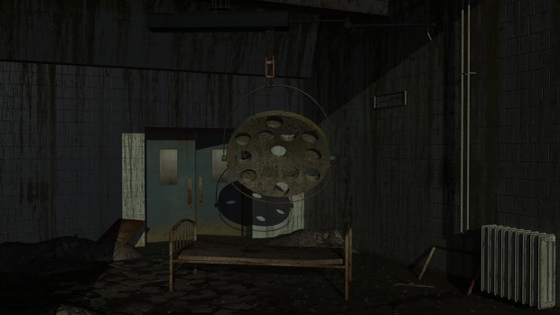Abandoned hospital wing