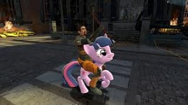 gordon freeman and pony