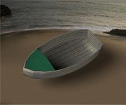 Jolly Boat Lowpoly prop
