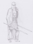 Human knight artwork