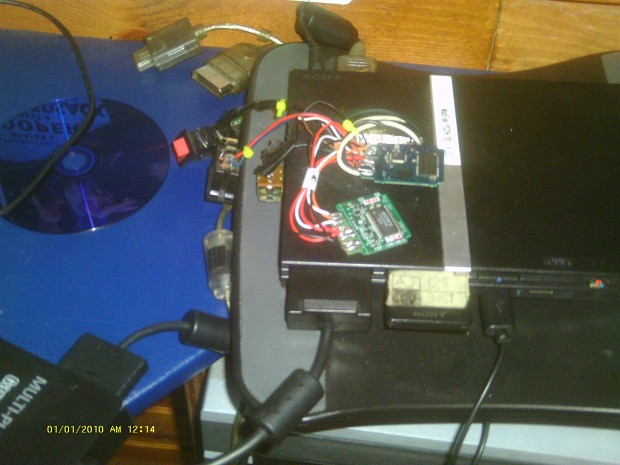 my ps2 in a half
