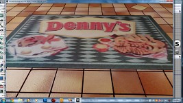 dennys welcome matt