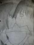 My Sketch of Kouta and loucy from elfen lied
