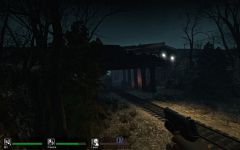 Highway Bridge over Railroad Track