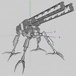WIP images of various mechs