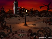 Desert waste land inspired by andy warhol