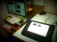 Midnight Work space