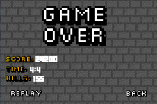 Game Over Screen