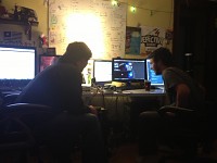 The Defective Team at the Studio
