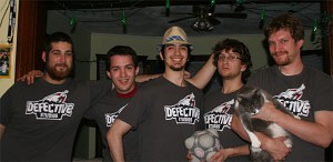 The Defective Team at the Studio