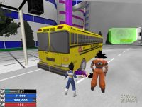 Gohan driven under by a bus