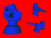 Human Light autoamted Turret - Modeled - Made by: NavySEAL