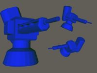 Light human turret - Modeled - NavySEAL