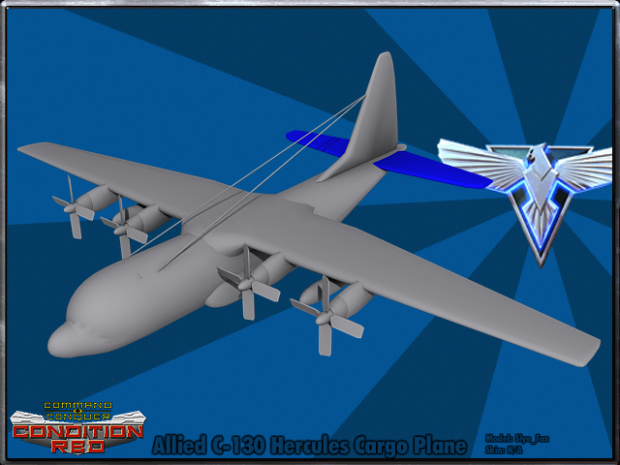 Render - Allied Hercules Cargo Plane