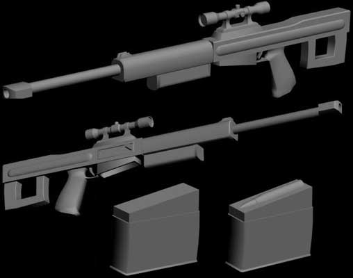 Exclusive weapon model