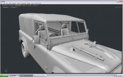 Landrover Covered WIP shot