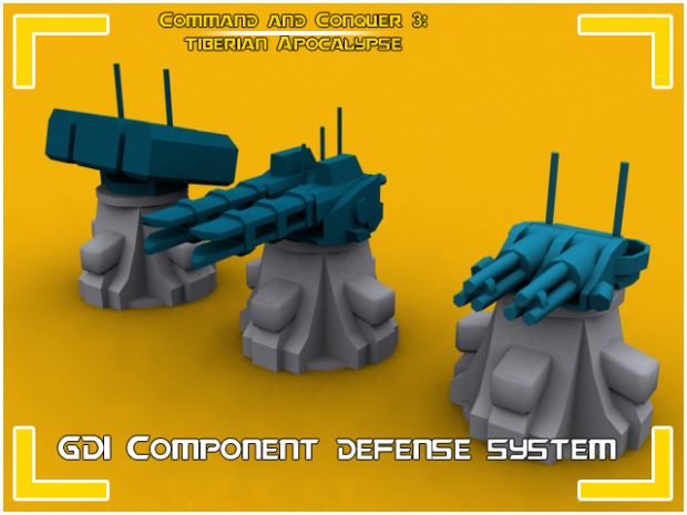 GDI Base tower and weapons