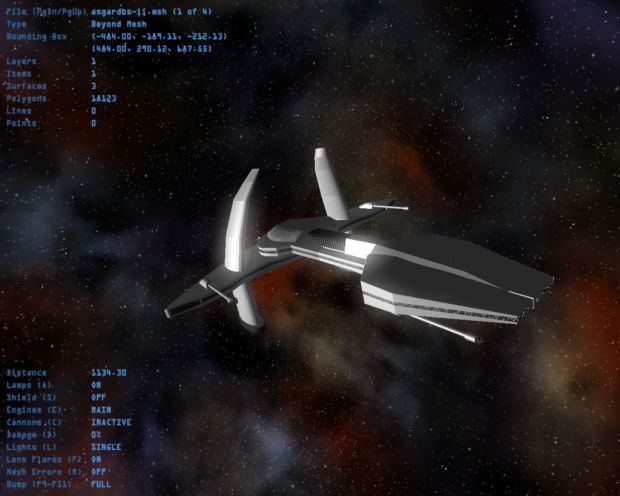 O'Neill Battleship (old incomplete model)