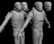 Tech 1 and tech 2 armour